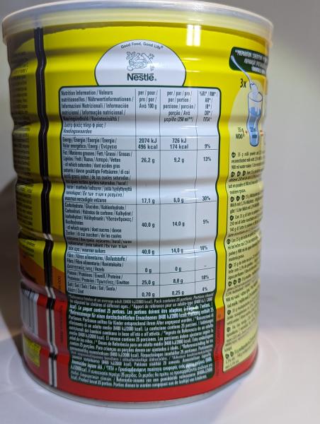 Nestle Nido Instant Vollmilchpulver 900g Nettogewicht